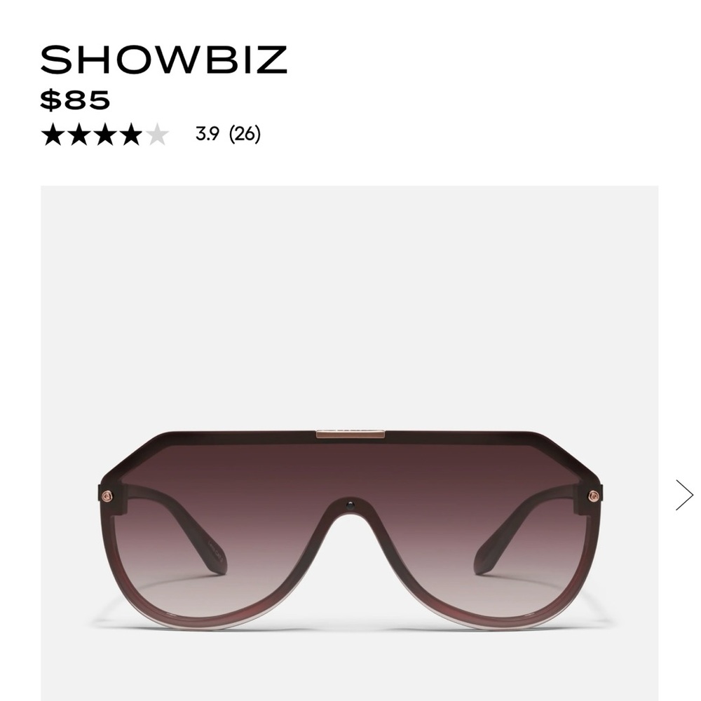 Quay sunglasses. Practically brand new, tried on but didn’t like.